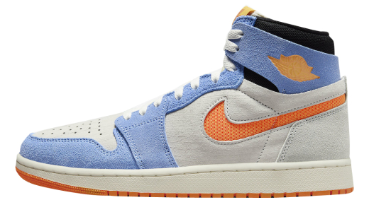 Air Jordan 1 High Zoom Comfort 2 Royal Pulse Sail/Alpha Orange-Royal Pulse-Light Silver-Yellow Ochre-Black DV1307-184