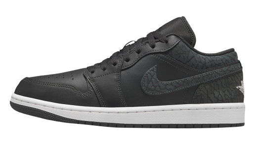 Air Jordan 1 Low Black Elephant Black/White FB9907-001