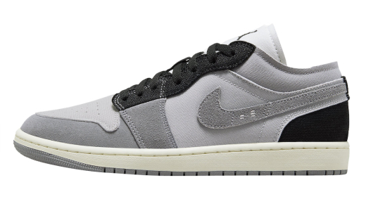 Air Jordan 1 Low Craft Cement Grey Tech Grey/Black-Cement Grey-Sail DZ4135-002