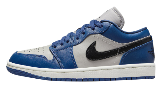 Air Jordan 1 Low Georgetown French Blue/Black-College Grey-Sail DC0774-402