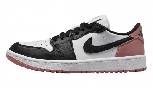 Air Jordan 1 Low Golf Rust Pink White/Black-Rust Pink DD9315-106