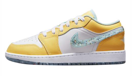 Air Jordan 1 Low GS Citron Pulse Citron Pulse/Glacier Ice-White-Action Green DX4375-800