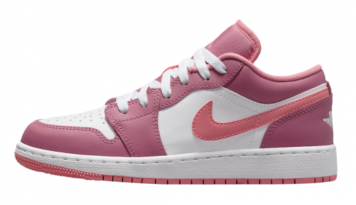 Air Jordan 1 Low GS Desert Berry Desert Berry/Coral Chalk-White 553560-616