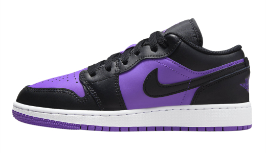 Air Jordan 1 Low GS Purple Venom Purple Venom/Black-White 553560-505