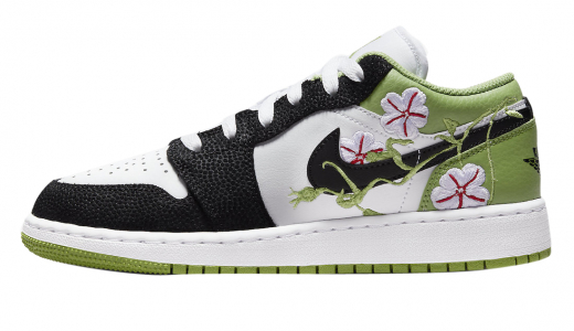 Air Jordan 1 Low GS White Black Green White/Black-Green DQ8389-100