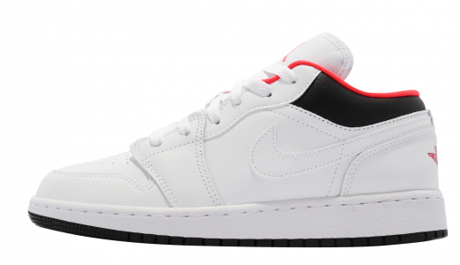 Air Jordan 1 Low GS White Infrared 23 White/Infrared 23-black 553560160