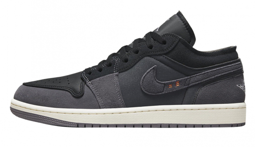 Air Jordan 1 Low Inside Out Black Black/Grey DN1635-001