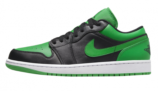 Air Jordan 1 Low Lucky Green Black/Black-Lucky Green-White 553558-065