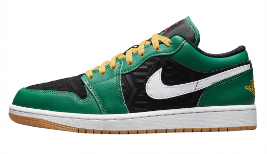 Air Jordan 1 Low Malachite Malachite/Fire Red-Black-Taxi-White DQ8422-300