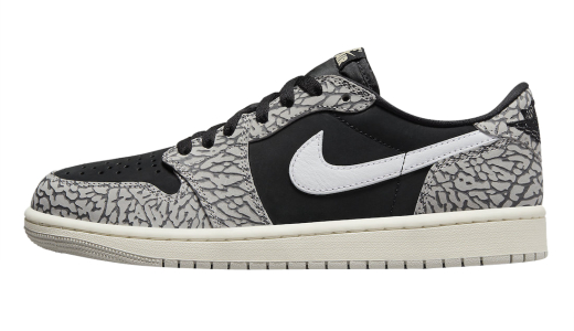 Air Jordan 1 Low OG Black Cement Black/Muslin-Tech Grey-White-Sail CZ0790-001