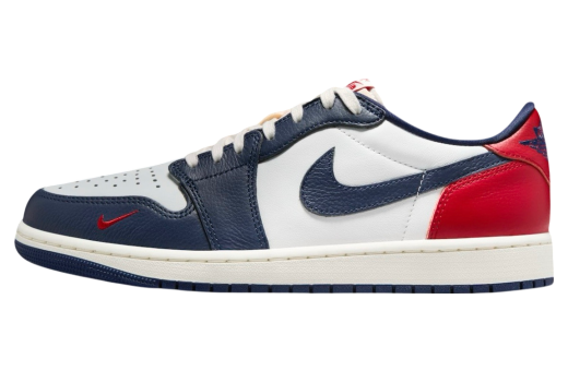 Air Jordan 1 Low OG Howard University White/Gym Red-Midnight Navy-Neutral Grey-Sail-Muslin HQ2993-100