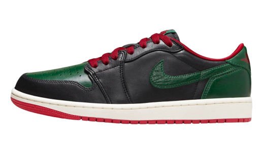 Air Jordan 1 Low OG WMNS Gorge Green Black/Gorge Green-Varsity Red-Sail CZ0775-036