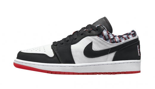 Air Jordan 1 Low Quai 54 White/Black-University Red DM0095-106