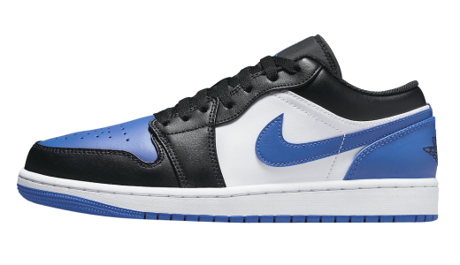 Air Jordan 1 Low Royal Toe White/Royal Blue-Black-White-Black 553558-140