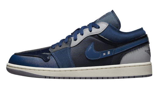 Air Jordan 1 Low SE Craft Obsidian Obsidian/Ashen Slate-French Blue-Sail DR8867-400