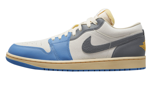 Air Jordan 1 Low SE Tokyo Vintage Dutch Blue/Smoke Grey-Sail DZ5376-469