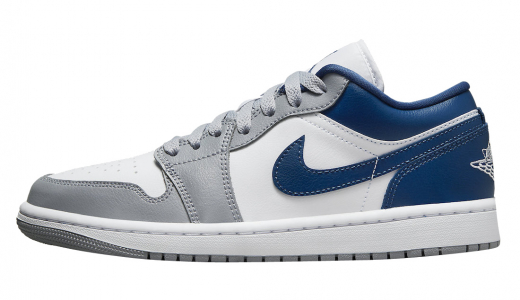 Air Jordan 1 Low White Grey Blue White/Grey-Blue DC0774-042