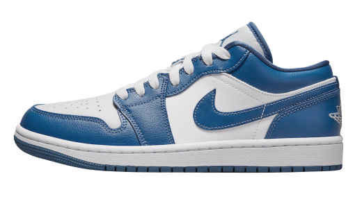 Air Jordan 1 Low WMNS Marina Blue White/Dark Marina Blue DC0774-114