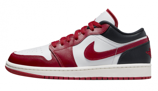 Air Jordan 1 Low WMNS White Red Black White/Red-Black DC0774-160