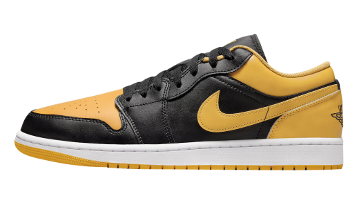 Air Jordan 1 Low Yellow Ochre Black/Yellow Ochre-White 553558-072