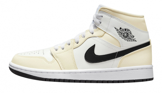 Air Jordan 1 Mid Coconut Milk Coconut Milk/Black-Summit White-White BQ6472-121