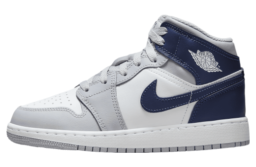 Air Jordan 1 Mid GS White / Wolf Grey / Midnight Navy White/Wolf Grey/Midnight Navy DQ8423-104