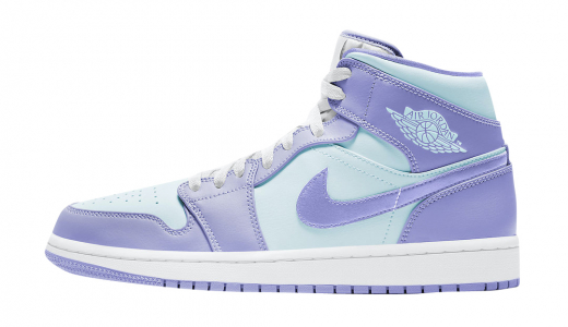 Air Jordan 1 Mid Purple Pulse Purple Pulse/Glacier Blue-White-Arctic Punch 554724-500