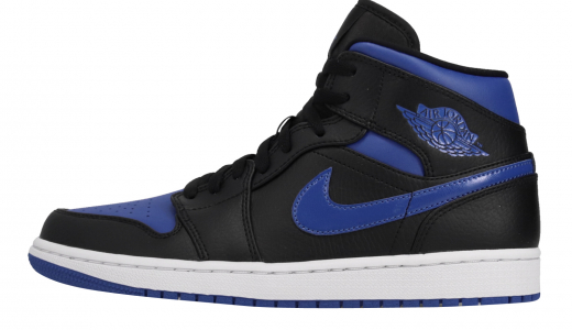 Air Jordan 1 Mid Royal 2020 Black/Game Royal-White 554724-068