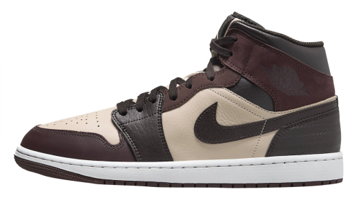 Air Jordan 1 Mid SE Paris YMCA Velvet Brown/Sanddrift-Metallic Gold-Earth FZ4359-200