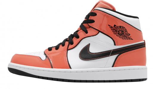 Air Jordan 1 Mid SE Turf Orange Black Turf Orange/Black-white DD6834802