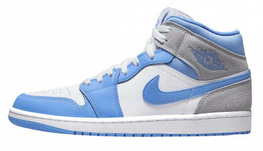 Air Jordan 1 Mid University Blue White/University Blue-Grey DX9276-100