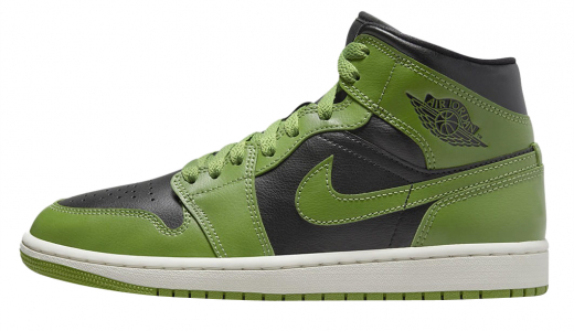 Air Jordan 1 Mid WMNS Black Green Black/Green BQ6472-031