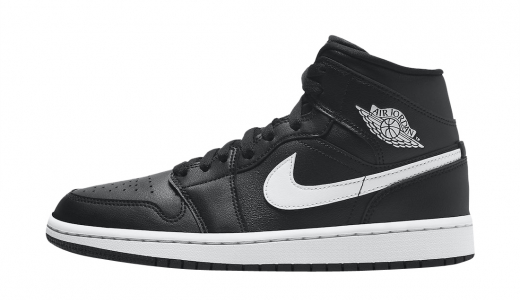 Air Jordan 1 Mid WMNS Black White Black/White BQ6472-011