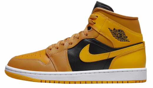 Air Jordan 1 Mid WMNS Golden Yellow Golen Yellow/Black BQ6472-700