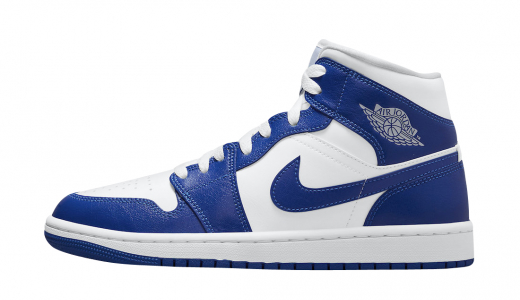 Air Jordan 1 Mid WMNS Hyper Royal White/Hyper Royal BQ6472-104