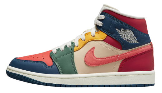 Air Jordan 1 Mid WMNS Multi-Color Multi-Color DN3738-400