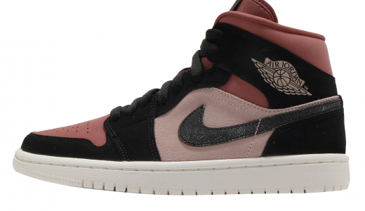 Air Jordan 1 Mid WMNS Particle Beige Black Canyon Rust Particle Beige/Black-canyon Rust-sail BQ6472202