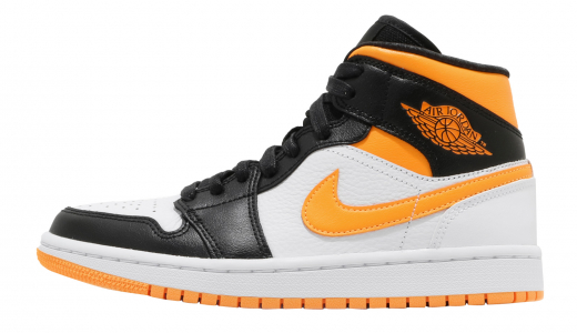 Air Jordan 1 Mid WMNS SE White Laser Orange Black White/Laser Orange-black CV5276107