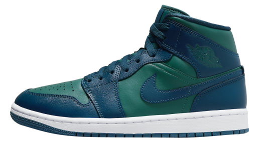 Air Jordan 1 Mid WMNS Sky J Teal Sky J Teal/Sky J French Blue-White BQ6472-301