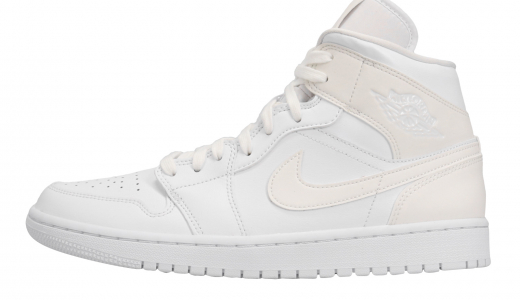 Air Jordan 1 Mid WMNS Triple White White/White-white BQ6472112