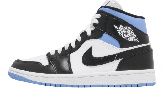 Air Jordan 1 Mid WMNS White Black University Blue White/Black-university Blue BQ6472102