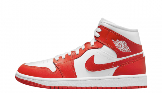 Air Jordan 1 Mid WMNS White Habanero Red White/Habanero Red-white BQ6472116