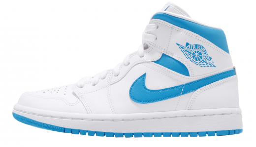 Air Jordan 1 Mid WMNS White Powder Blue White/Dk Powder Blue-white BQ6472114