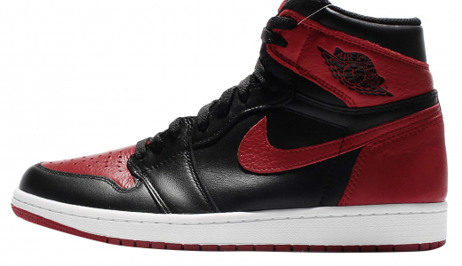 Air Jordan 1 Retro High OG Bred 2016 Black / Varsity Red - White 555088001