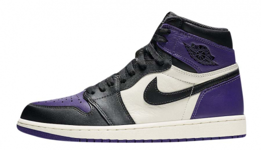 Air Jordan 1 Retro High OG Court Purple Court Purple/Sail-Black 555088-501