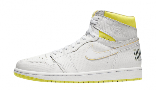 Air Jordan 1 Retro High OG First Class Flight White/Dynamic Yellow-Black 555088-170