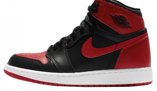 Air Jordan 1 Retro High OG GS Bred 2016 Black / Varsity Red - White 575441-001