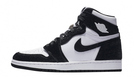 Air Jordan 1 Retro High OG WMNS Panda Black/Black-Metallic Gold-White CD0461-007