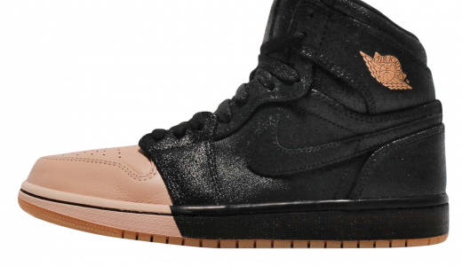 Air Jordan 1 Retro High WMNS Dipped Toe Black Metallic Gold Black/Metallic Gold AH7389007