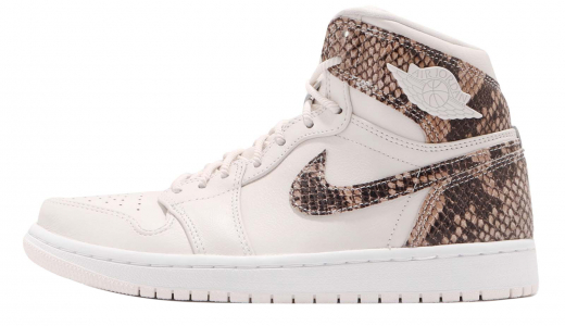 Air Jordan 1 WMNS High Phantom Snakeskin Phantom/White AH7389004